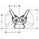 DERIVANTE 2.1/2" X 02 SAÍDAS 2.1/2"